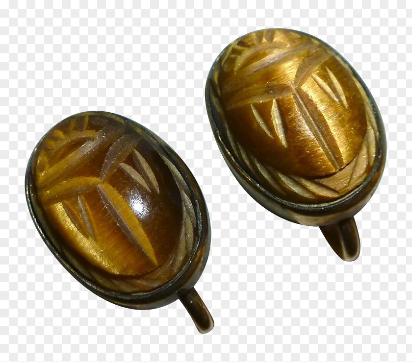 Tiger Earring Ancient Egypt 01504 Scarab PNG