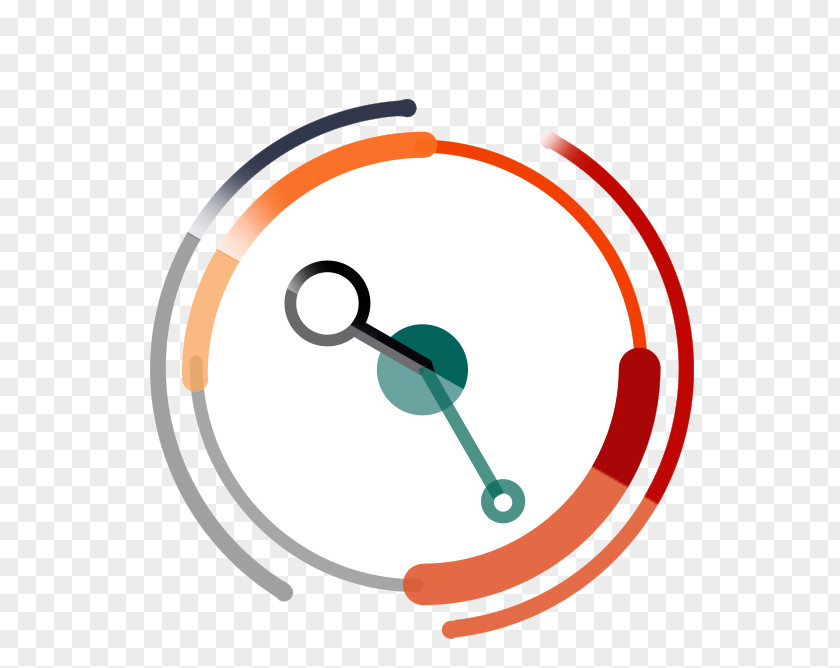 Creative Time Watch Color Clock Logo PNG