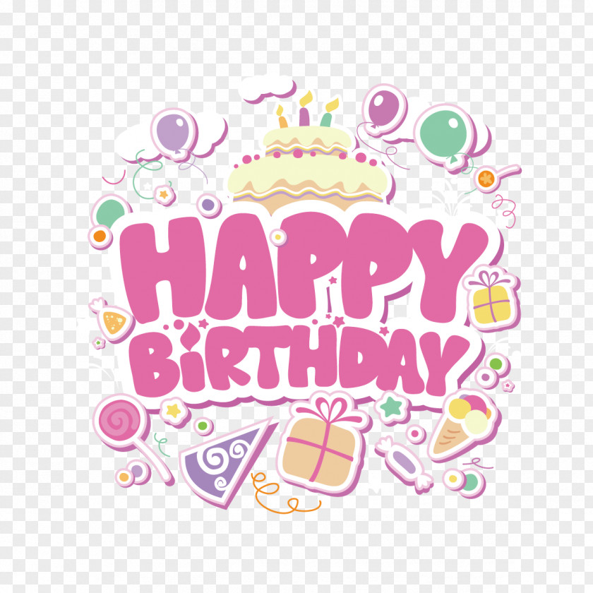 Happy Birthday Cake Wish PNG