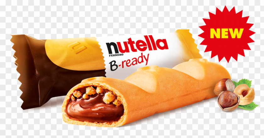 Milk Belgian Cuisine Nutella Bready 6 Bar Multipack 132 G Pack Of 2 Waffle PNG