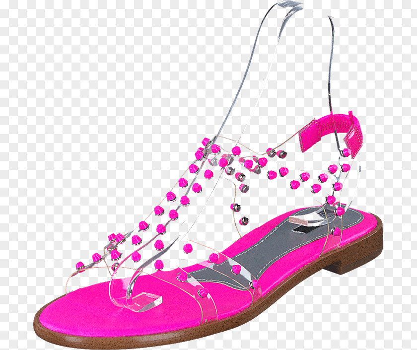 Sandal Pink M Pattern PNG
