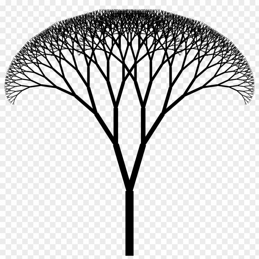 Structure Icon Fractal Canopy H Tree Index PNG