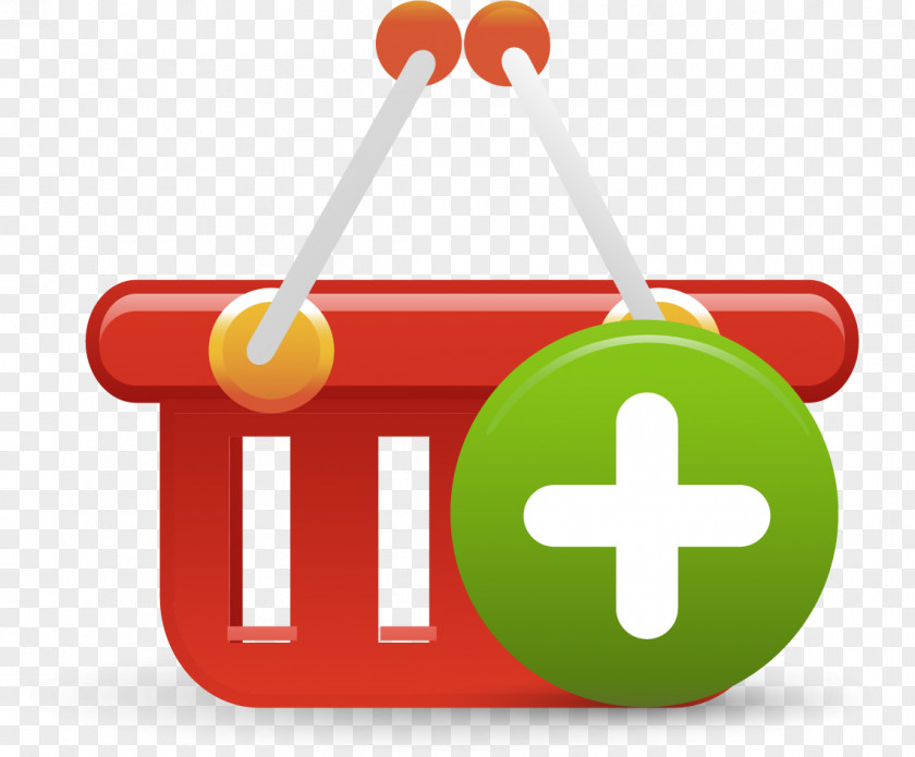 Vector Painted Electronic Shopping Cart E-commerce Icon PNG