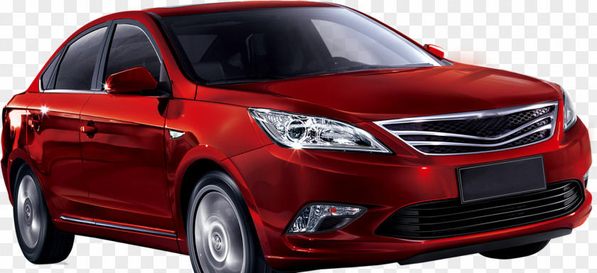 Cool Red Vector Motor Vehicles Mid-size Car Compact Vehicle PNG