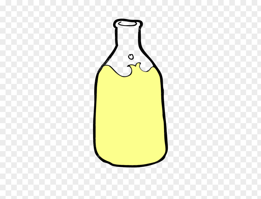 Banana Flavored Milk Drawing Bottle Clip Art PNG