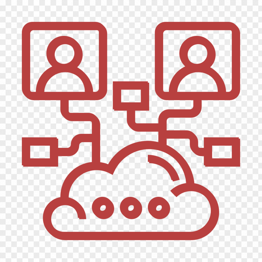 Cluster Icon Cloud Service PNG