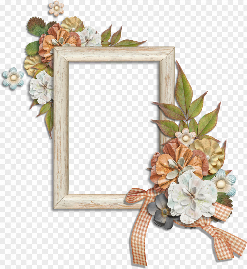 Frame Book Picture Frames Floral Design Digital Scrapbooking Bed PNG