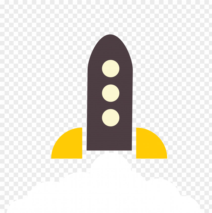 Vector Rocket Launch Material Education PNG