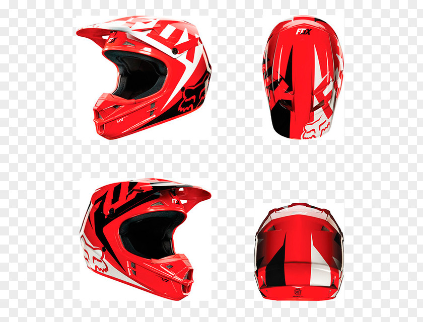 Fox Racing Motorcycle Helmets Motocross Helmet PNG