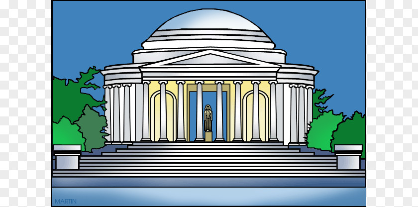 Jefferson Cliparts Lincoln Memorial White House Thomas United States Capitol Abraham PNG