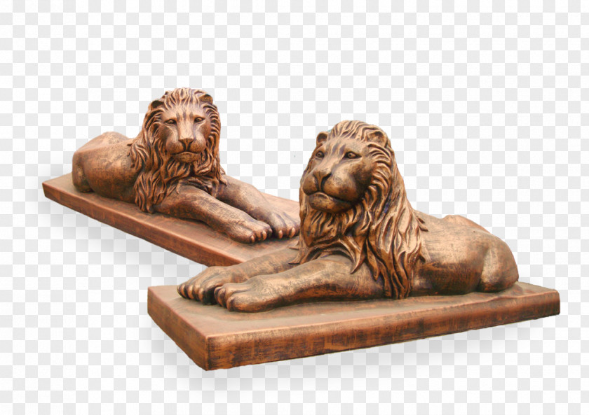 Lion Sculpture Figurine PNG