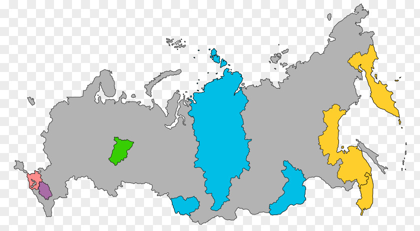 Russia European Blank Map PNG