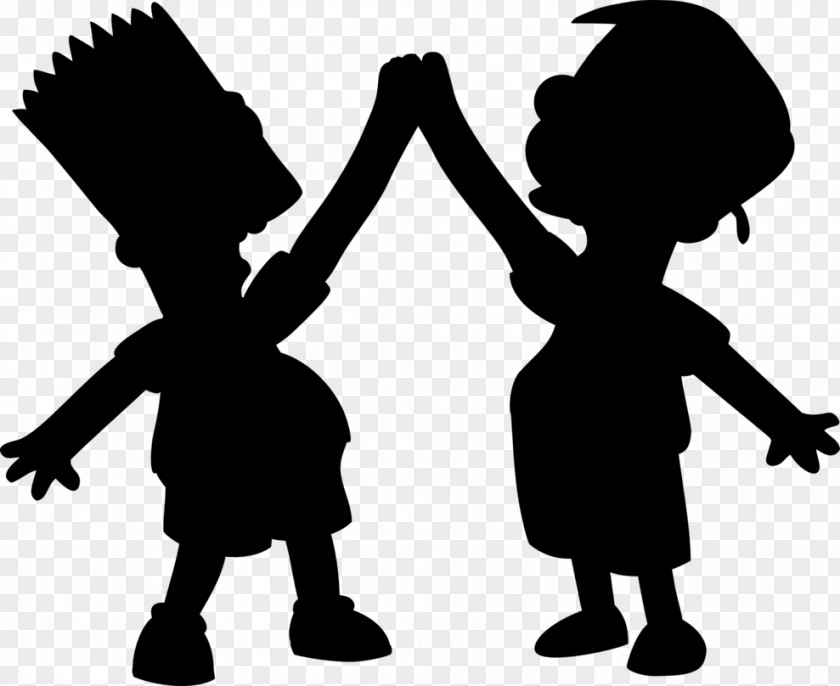Silhouette Drawing Stock Photography Holding Hands PNG