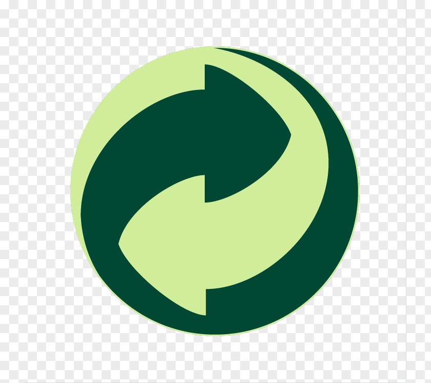 Reduce Reuse Recycle Symbol Green Dot Recycling Logo PNG