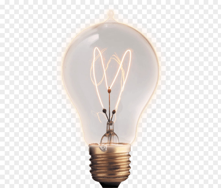 Thomas Edison Incandescent Light Bulb Electrical Filament Lighting LED PNG