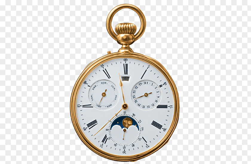 Clock Watch Breguet Pocket Perpetual Calendar PNG