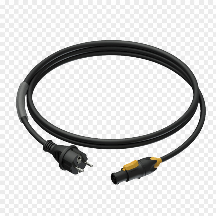 Powercon PowerCon Electrical Cable Connector Schuko Power Cord PNG