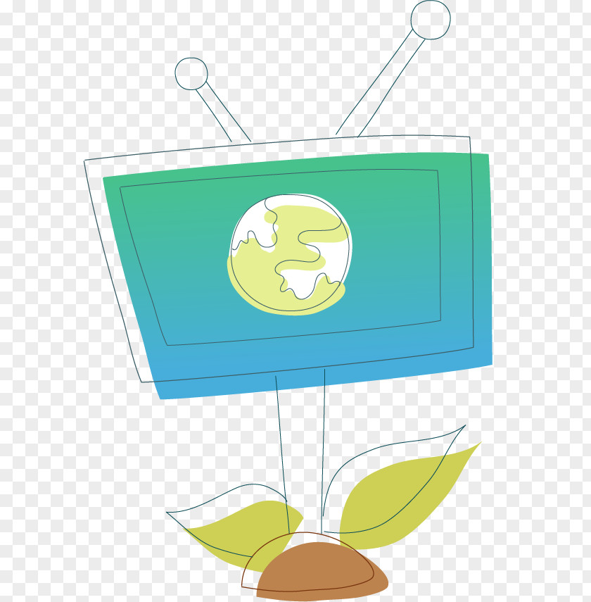 Radio Television Vector Material Set Clip Art PNG