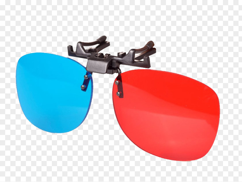 3D Glasses Color Mirror Goggles Sunglasses Stereoscopy Film PNG