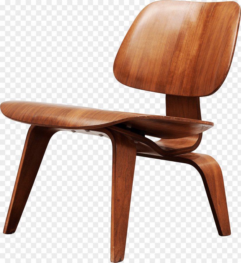 Chair Image Eames Lounge Wood Furniture PNG