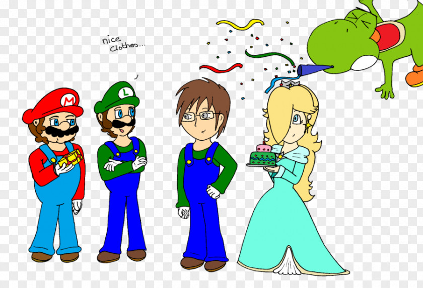 Mario Bros Drawing & Luigi: Superstar Saga Bros. Birthday PNG