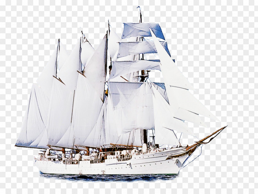 Vehicle Sailing Ship Tall Barquentine Boat PNG