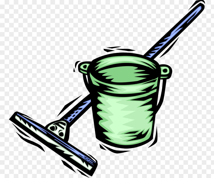 Bucket Mop Cart Clip Art Cleaning PNG