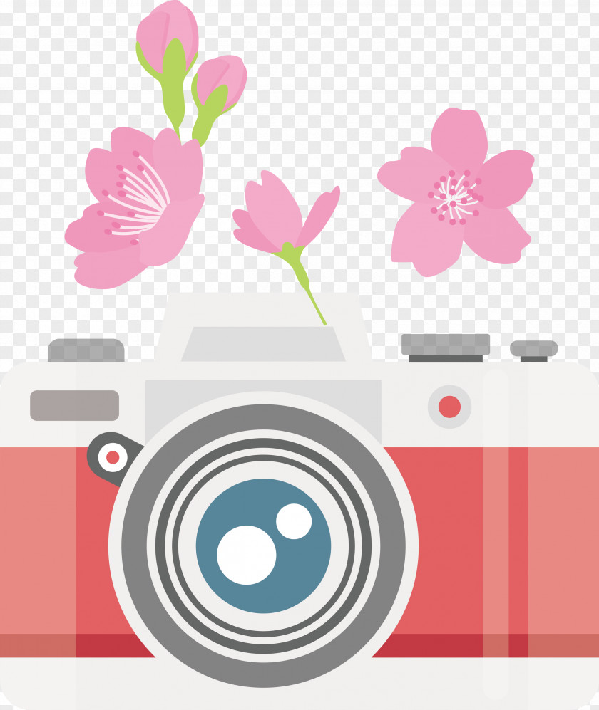 Camera Flower PNG