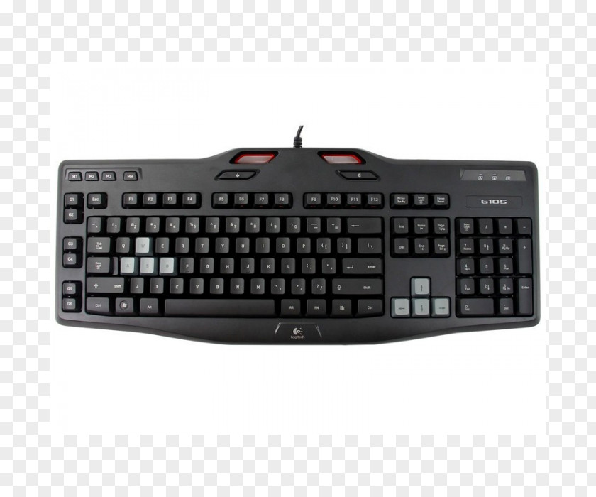 Computer Mouse Keyboard Logitech G105 Gaming Keypad PNG