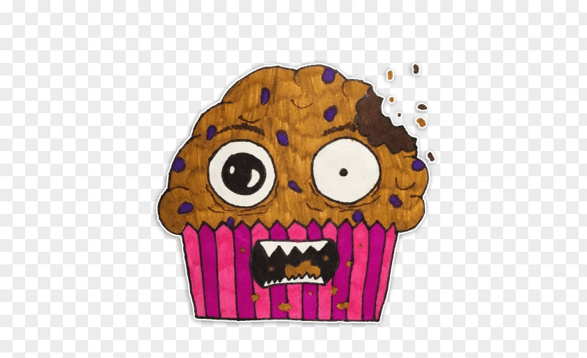Crazy Bistro Fruitcake Sticker Muffin Telegram Cupcake PNG