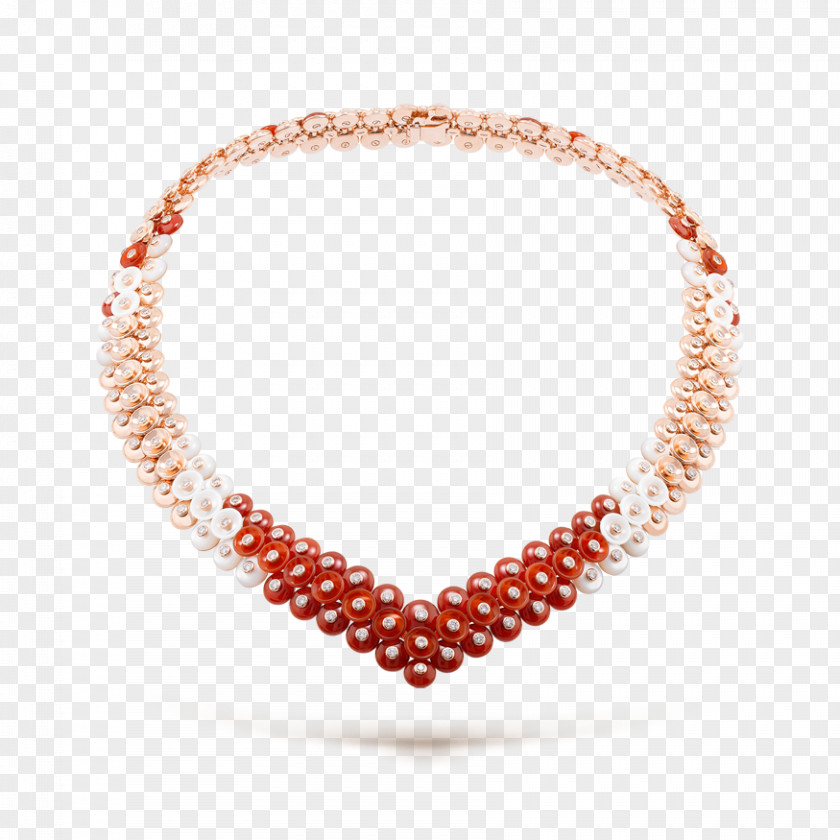 NECKLACE Van Cleef & Arpels Jewellery Necklace Pearl Button PNG