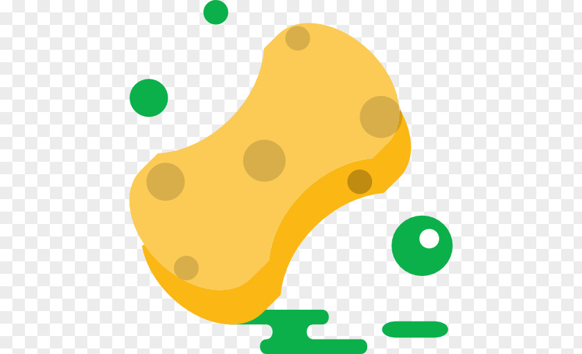 A Yellow Cheese Sponge Cleanliness Icon PNG