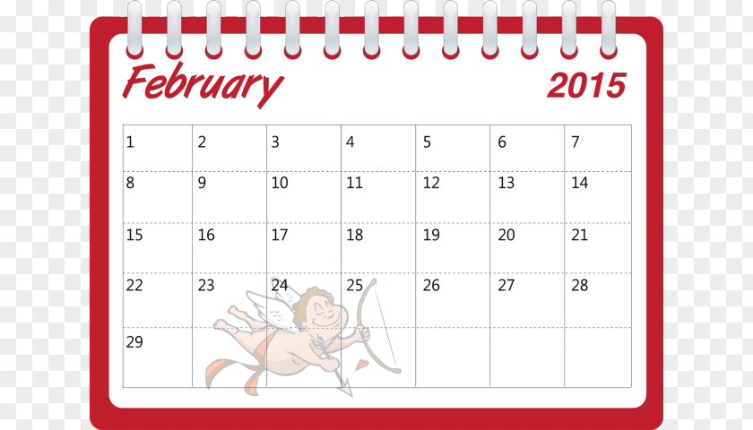 February Cliparts Calendar Free Content Clip Art PNG