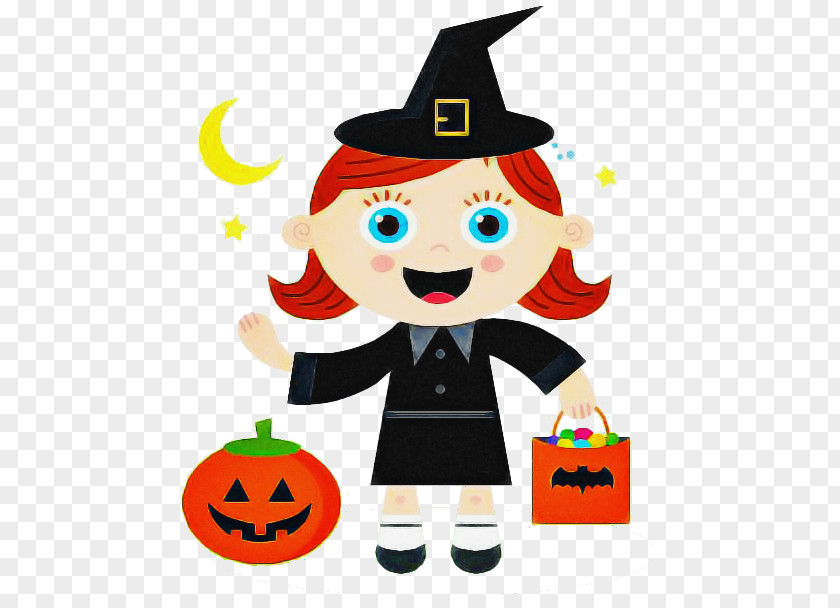 Hat Costume Trick-or-treat Cartoon Clip Art Fictional Character PNG