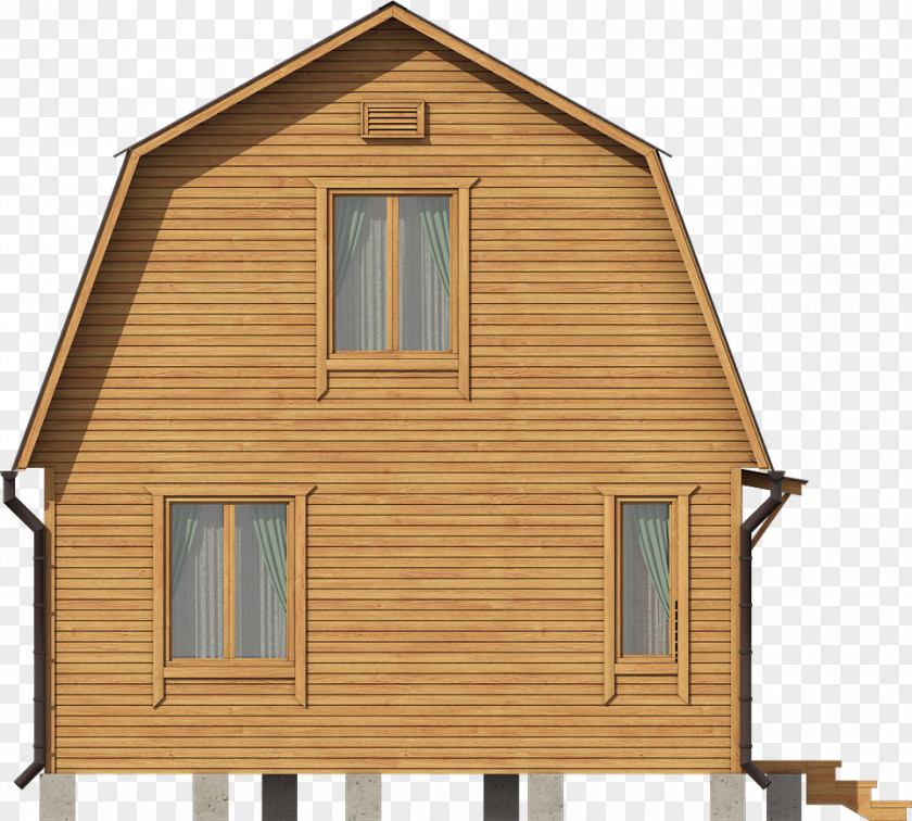House Cottage Siding Facade Log Cabin PNG
