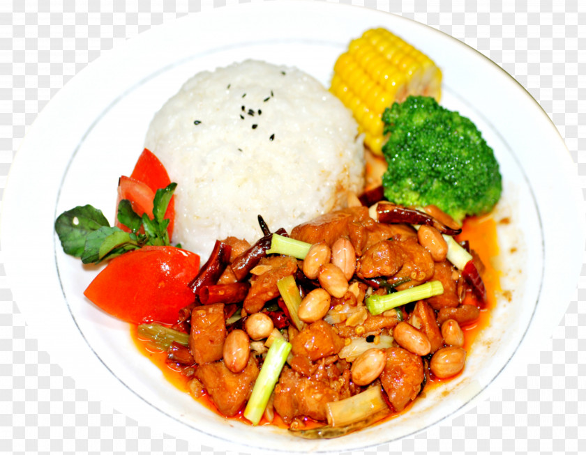 Kung Pao Chicken Rice Chinese Cuisine Sichuan Sweet And Sour PNG
