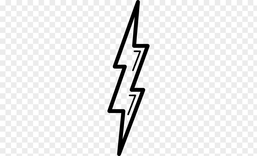 Lightning Shape Symbol Thunder PNG