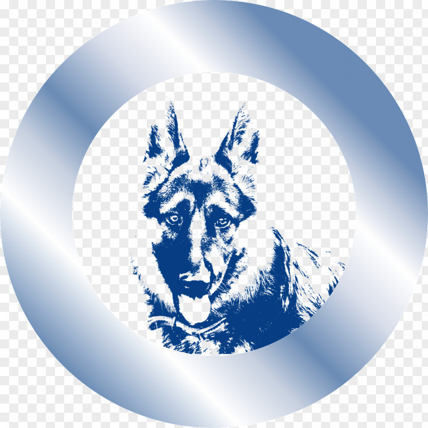 Sky-blue Badge Decorative Dogs T-shirt Wolfdog Blue Illustration PNG