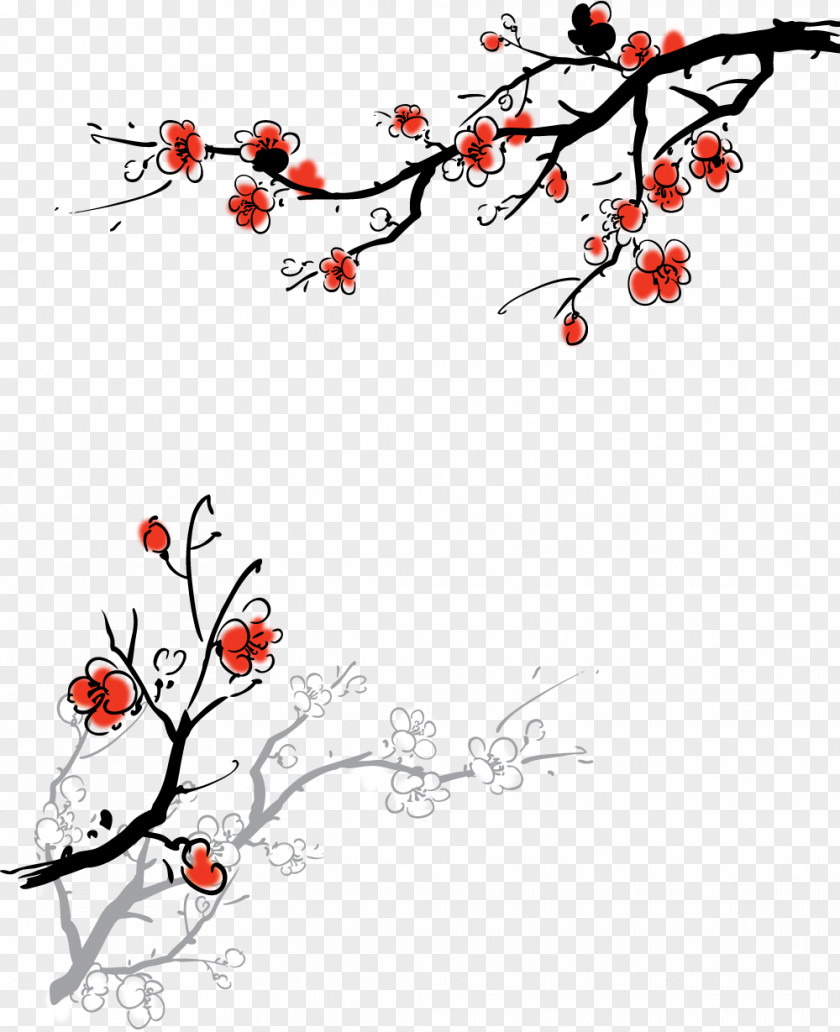 Vector Red Plum FIG. Paper Partition Wall Adhesive Interior Design Services Wallpaper PNG