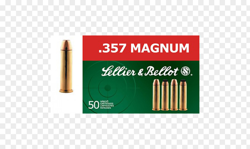 Ammunition Sellier & Bellot .357 Magnum Soft-point Bullet Firearm Grain PNG