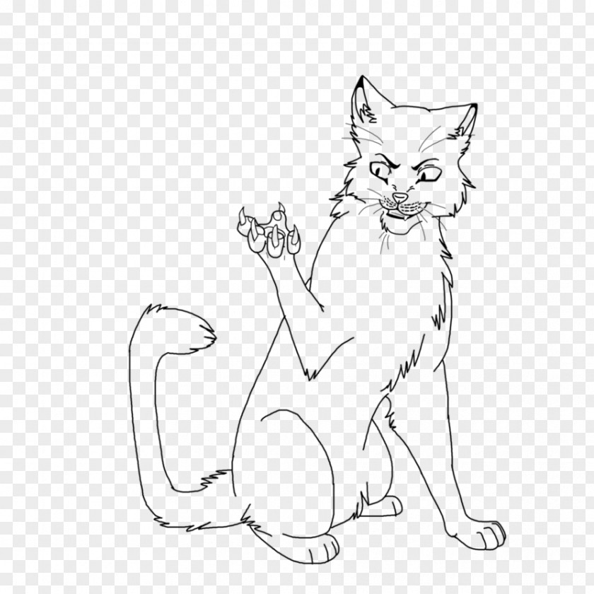 Cat Line Art Drawing Gray Wolf PNG