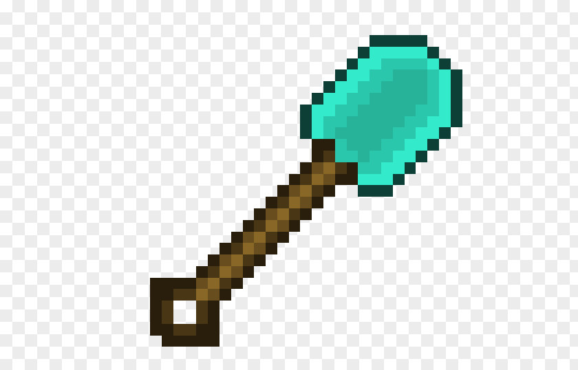 Minecraft Diamond Sword Pixel Art Roz PNG