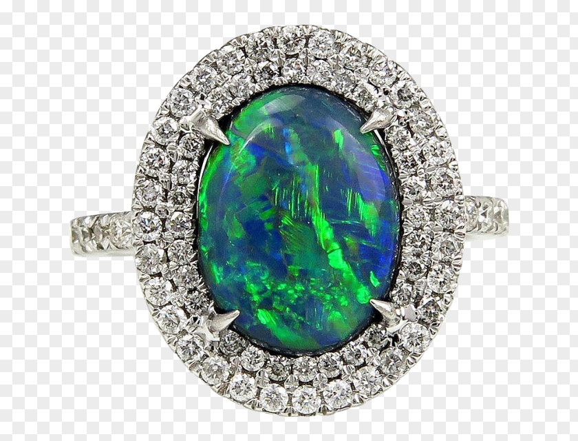 Opal Diamond Ring Earring Video Gemstone PNG