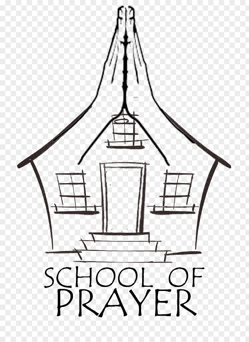 Prayer One-room School Drawing Escuela Coloring Book PNG