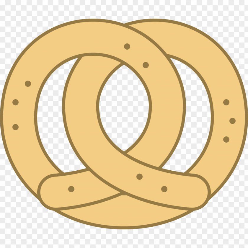 Pretzel Rim Circle Number PNG