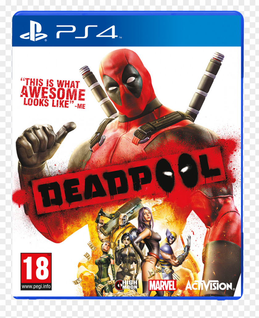 Thirdperson Shooter Deadpool PlayStation 4 Video Game Xbox One PNG