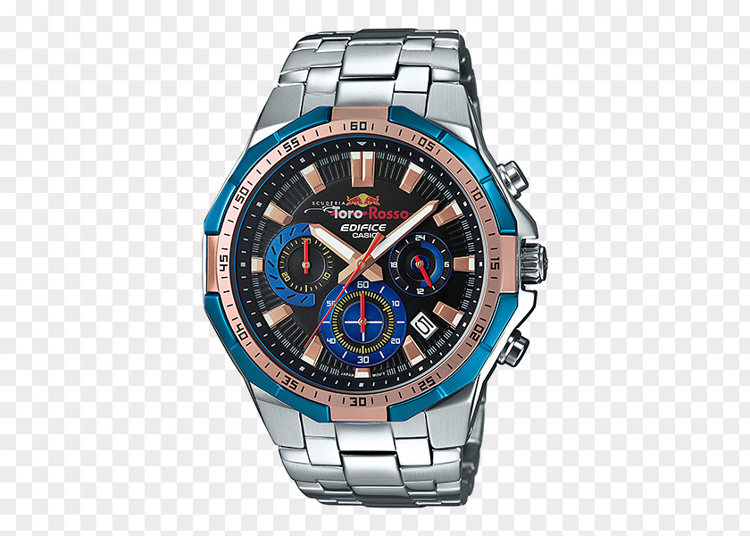 Casio Edifice Scuderia Toro Rosso Watch Chronograph PNG