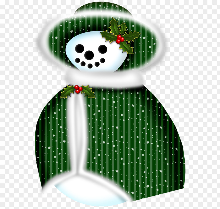 Green Snowman PNG