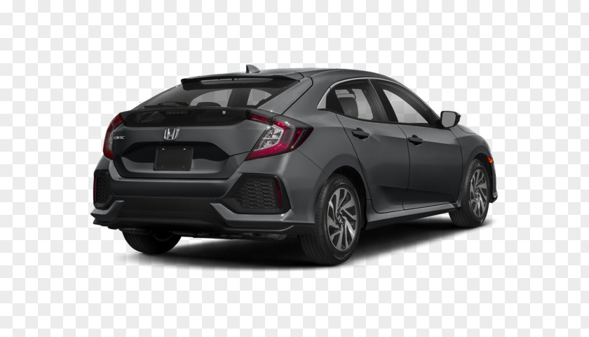 Honda 2018 Civic Hatchback LX Compact Car PNG