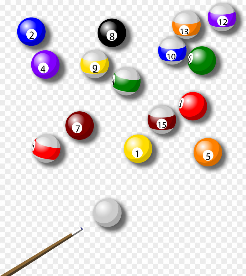 Billiard Table Snooker Vector Material Billiards Ball Cue Stick PNG